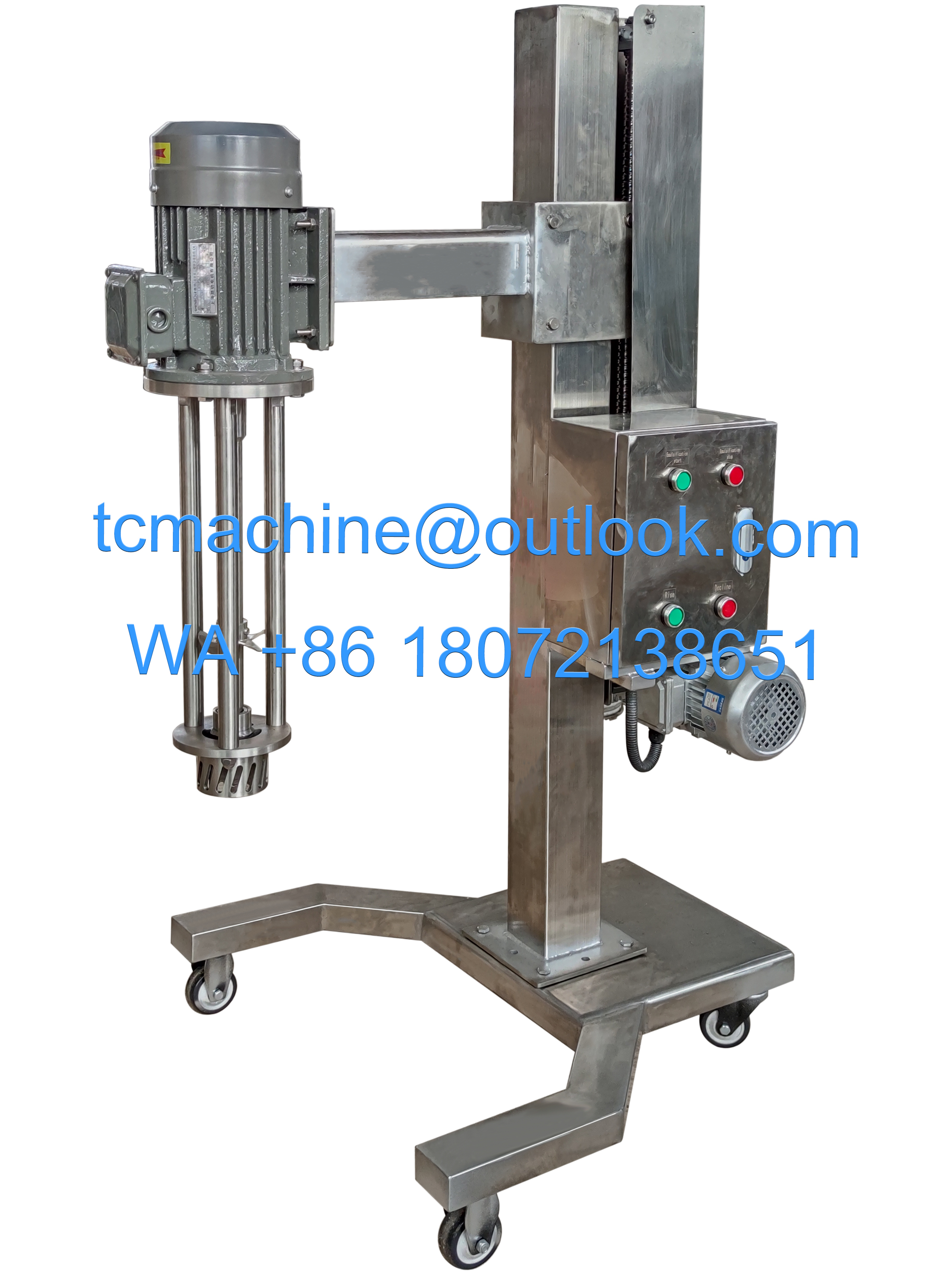 high shear mixer with lift satnd